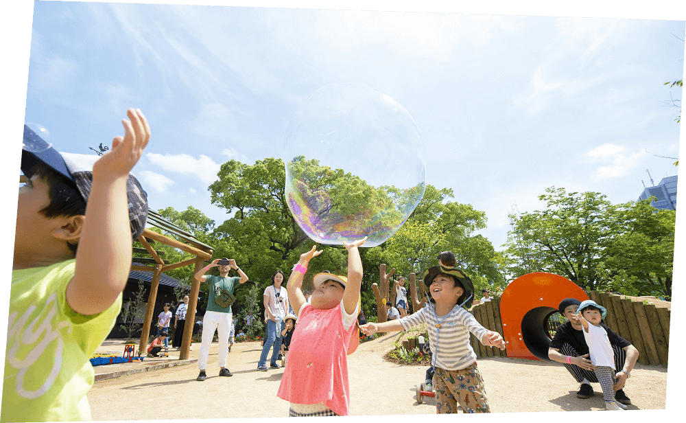 プレイヴィルおすすめ季節のあそび 夏 特集 プレイヴィル 公園にできた新しいあそび場